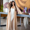 Jacquard Abayas - Rose Gold